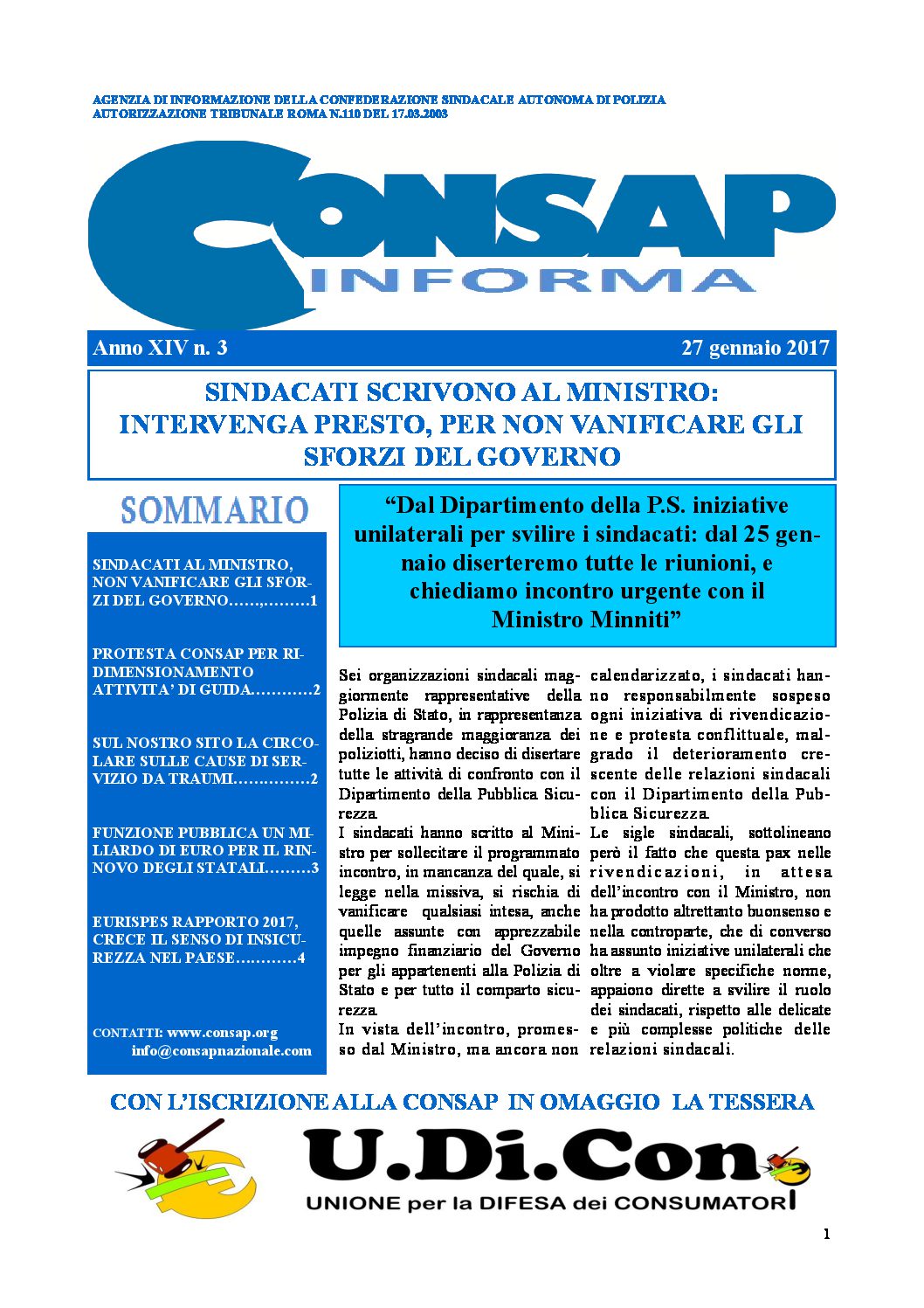 Consap Informa