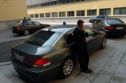 Auto scorta di Polizia